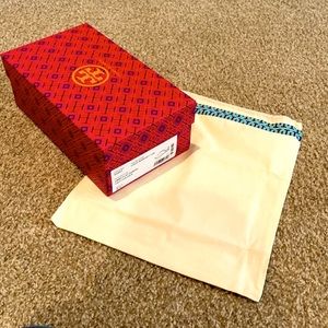 Tory Burch empty Shoe Box and bag - no shoes!